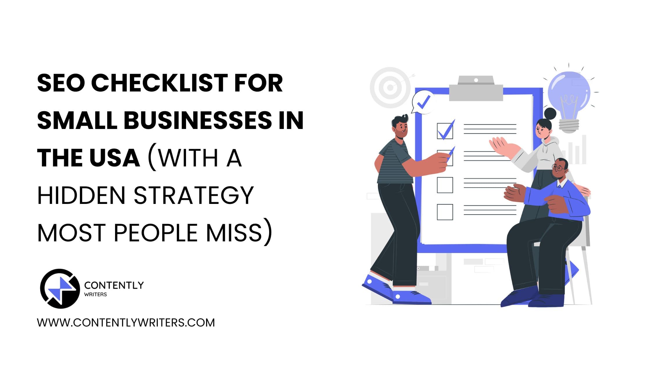 SEO Checklist for Small Businesses in the USA
